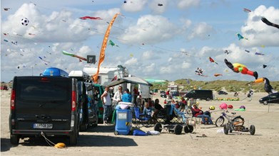 Mange drager på Fanø